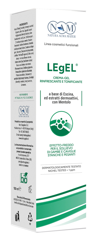 LEGEL CREMA-GEL RIFRESCANTE E TONIFICANTE PER GAMBE 150 ML - Farmacia De Pasquale
