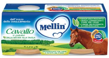 MELLIN OMOGENEIZZATO CAVALLO E PATATE 2 X 80 G - Farmacia De Pasquale