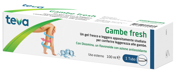 GAMBE FRESH TEVA GEL 100 ML - Farmacia De Pasquale