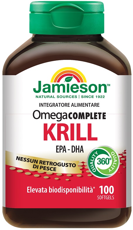 JAMIESON OMEGA COMPLETE PURE KRILL OIL 100 PERLE - Farmacia De Pasquale