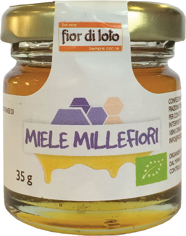 FIOR DI LOTO MINI MIELE DI MILLEFIORI BIO 35 G - Farmacia De Pasquale