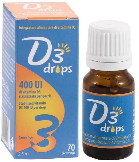 D3 DROPS 400 UI FLACONCINO 2,5 ML - Farmacia De Pasquale