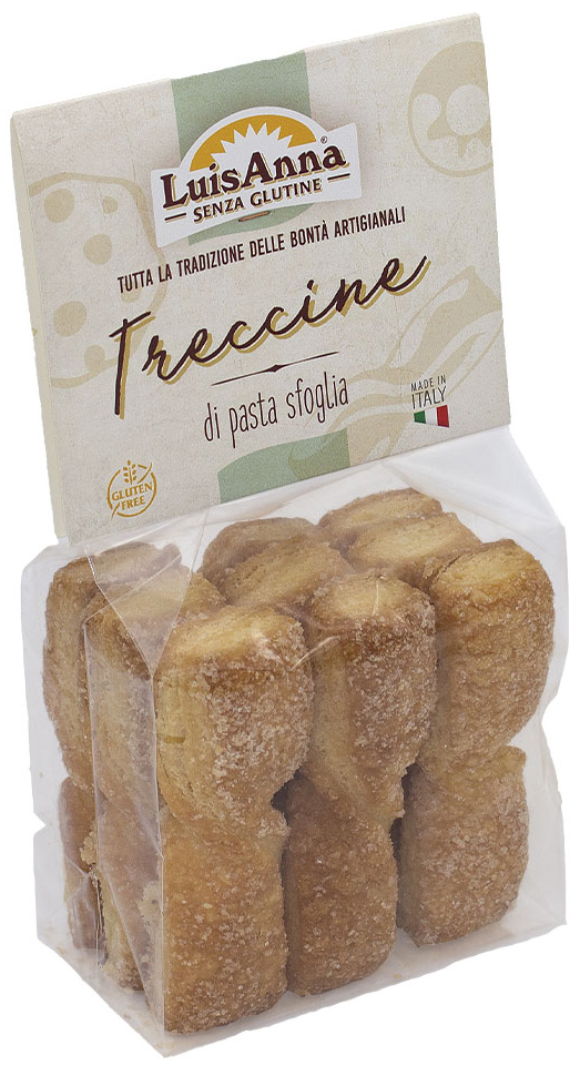 BISCOTTI SFOGLIA TRECCINE 130 G - Farmacia De Pasquale