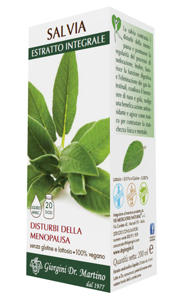 SALVIA ESTRATTO INTEGRALE 200 ML - Farmacia De Pasquale