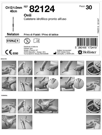CATETERE IDROFILICO ONLI PRONTO ALL'USO 40 CM CH 12 30 PEZZI - Farmacia De Pasquale