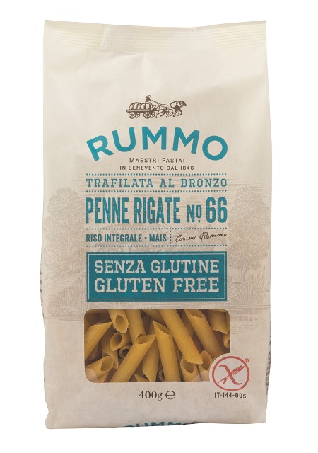 RUMMO PENNE RIGATE N66 DI RISO INTEGRALE E MAIS 400 G - Farmacia De Pasquale