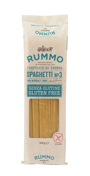 RUMMO SPAGHETTI N3 DI RISO INTEGRALE E MAIS 400 G - Farmacia De Pasquale