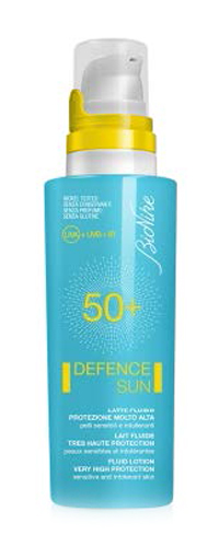 DEFENCE SUN 50+ LATTE FLUIDO PROTEZIONE MOLTO ALTA 125 ML - Farmacia De Pasquale