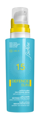 DEFENCE SUN 15 LATTE FLUIDO PROTEZIONE MEDIA 125 ML - Farmacia De Pasquale