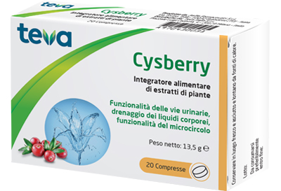 CYSBERRY TEVA 20 COMPRESSE - Farmacia De Pasquale
