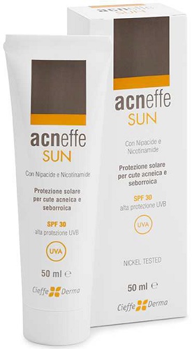 ACNEFFE SUN SPF 30 ALTA PROTEZIONE UVB PER CUTE ACNEICA E SEBORROICA 50 ML - Farmacia De Pasquale