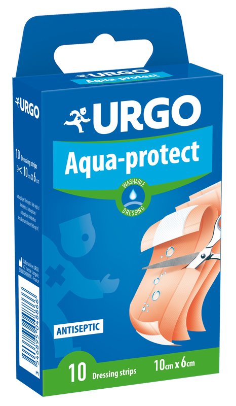 CEROTTO LAVABILE DA TAGLIARE URGO AQUA PROTECT 10 X 6 CM 10 PEZZI - Farmacia De Pasquale