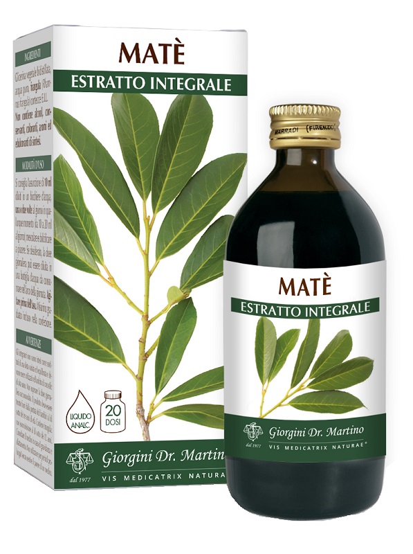 MATE' ESTRATTO INTEGRALE 200 ML - Farmacia De Pasquale