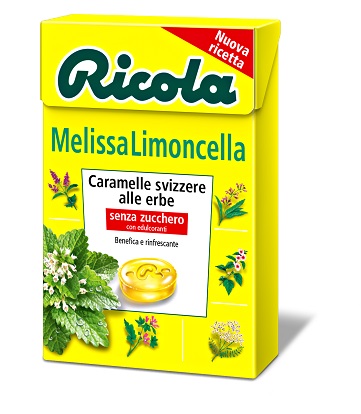 RICOLA MELISSA LIMONCELLA SENZA ZUCCHERO 50 G - Farmacia De Pasquale