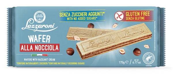 ZEROLE WAFERS ALLA NOCCIOLA SENZA ZUCCHERI AGGIUNTI 175 G - Farmacia De Pasquale