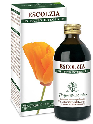 ESCOLZIA ESTRATTO INTEGRALE 200 ML - Farmacia De Pasquale