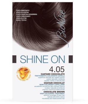 BIONIKE SHINE ON TRATTAMENTO COLORANTE CAPELLI CASTANO CIOCCOLATO 4.05 - Farmacia De Pasquale
