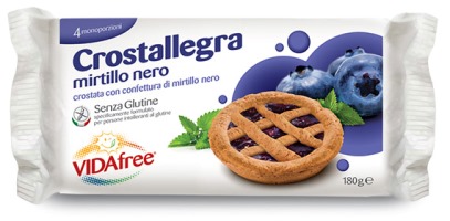 VIDAFREE CROSTALLEGRA MIRTILLO NERO 180 G - Farmacia De Pasquale