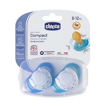 CHICCO SUCCHIETTO COMPACT BOY S6-16 MESI 2 PEZZI - Farmacia De Pasquale