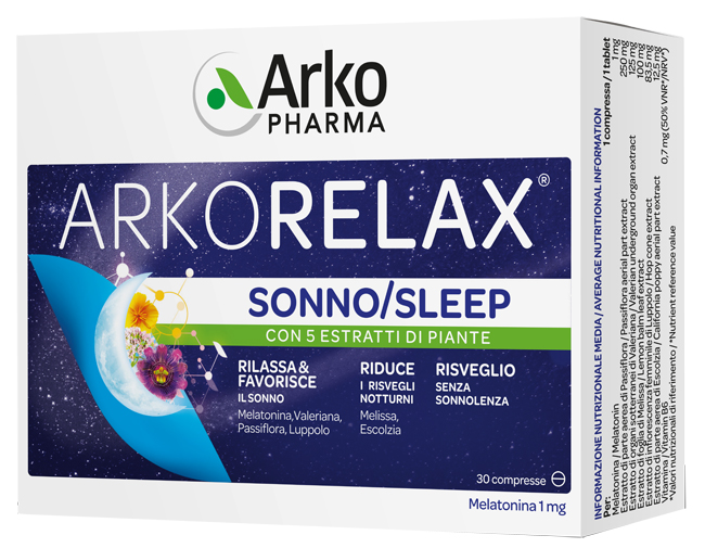 ARKORELAX SONNO 30 COMPRESSE - Farmacia De Pasquale