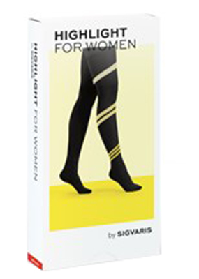 SIGVARIS HIGHLIGHT WOMEN GAMBALETTO NORMALE PUNTA CHIUSA BLACK M - Farmacia De Pasquale