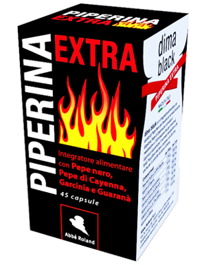 PIPERINA EXTRA DIMA BLACK 45 CAPSULE - Farmacia De Pasquale