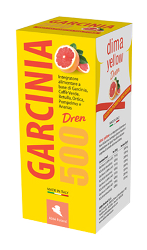 GARCINIA 500 DREN DIMA YELLOW POMPELMO ROSA 500 ML - Farmacia De Pasquale