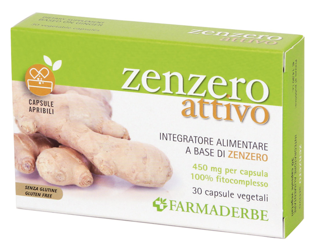ZENZERO ATTIVO 30 CAPSULE VEGETALI - Farmacia De Pasquale