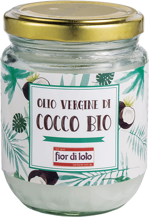 FIOR DI LOTO OLIO VERGINE DI COCCO BIO 200 ML - Farmacia De Pasquale
