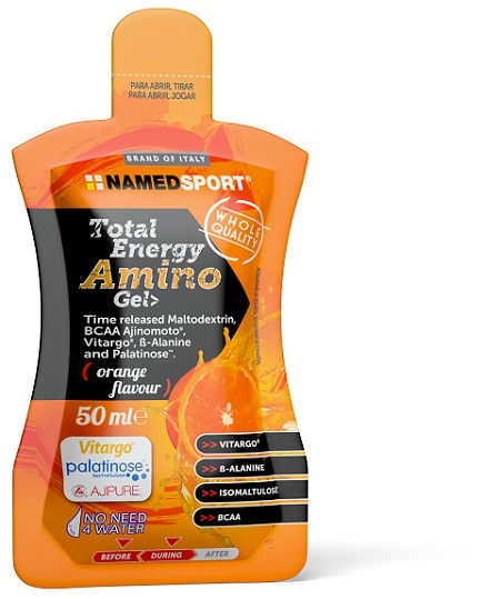TOTAL ENERGY AMINO GEL ORANGE FLAVOUR 50 ML - Farmacia De Pasquale