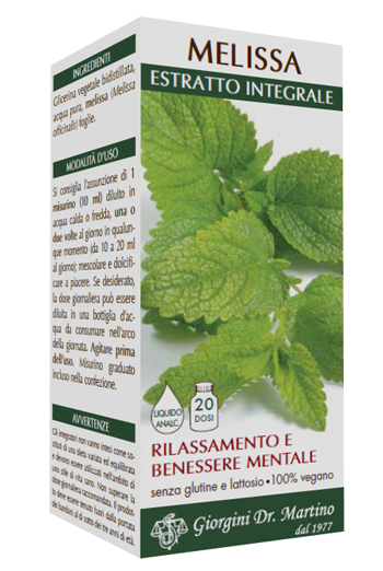 MELISSA ESTRATTO INTEGRALE 200 ML - Farmacia De Pasquale