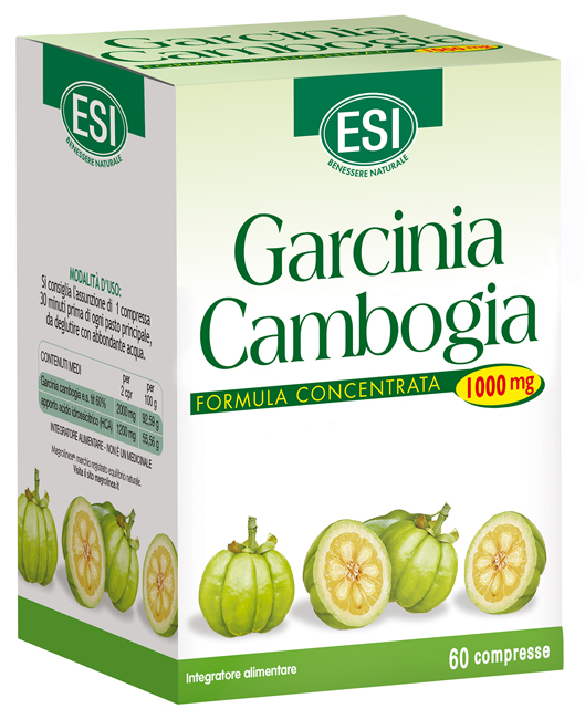 ESI GARCINIA CAMBOGIA 1000 MG 60 COMPRESSE - Farmacia De Pasquale