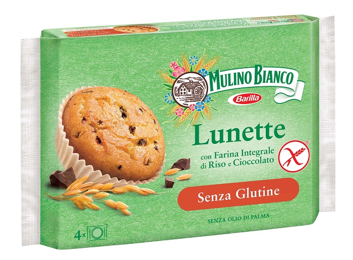 MULINO BIANCO LUNETTE CON FARINA INTEGRALE DI RISO E GOCCE DI CIOCCOLATO 140 G - Farmacia De Pasquale