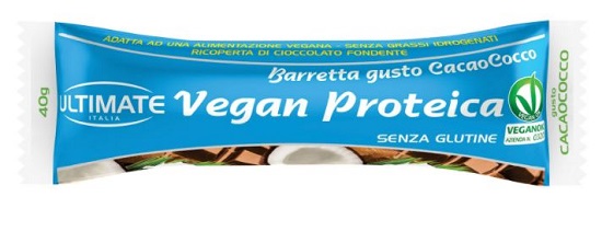 BARRETTA VEGAN PROTEIC CACAO/COCCO 40 G - Farmacia De Pasquale
