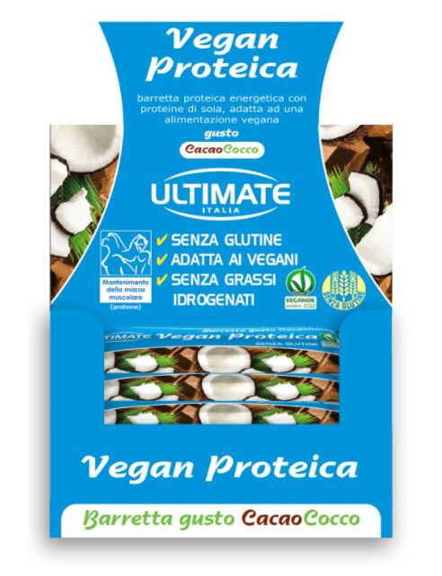 BARRETTA VEGAN PROTEICA CACAO/COCCO 24 PEZZI - Farmacia De Pasquale