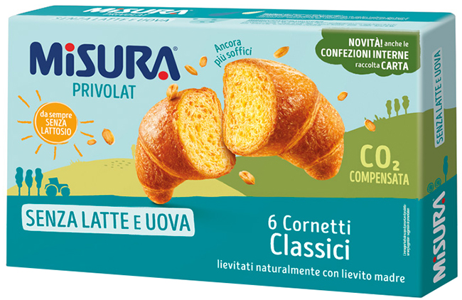 MISURA CORNETTI PRIVOLAT CLASSICO SENZA OLIO DI PALMA 240 G - Farmacia De Pasquale