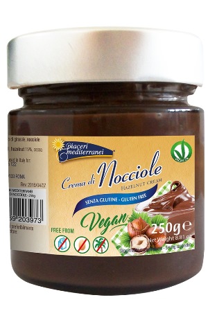 PIACERI MEDITERRANEI CREMA NOCCIOLA 250 G - Farmacia De Pasquale