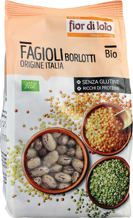 FAGIOLI BORLOTTI ITALIA SENZA GLUTINE BIO 400 G - Farmacia De Pasquale
