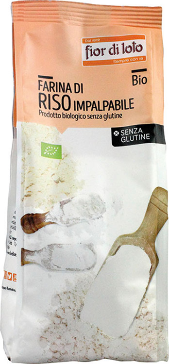 FARINA RISO IMPALPABILE SENZA GLUTINE BIO 375 G - Farmacia De Pasquale
