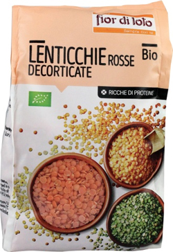LENTICCHIE PICCOLE ROSSE DECORTICATE BIO 400 G - Farmacia De Pasquale