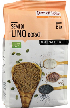 SEMI LINO DORATI SENZA GLUTINE BIO 400 G - Farmacia De Pasquale