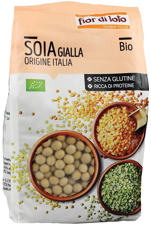 FIOR DI LOTO SOIA GIALLA ITALIA SENZA GLUTINE BIO 400 G - Farmacia De Pasquale