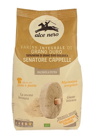 FARINA INTEGRALE SENATORE CAPPELLI BIO MACINATA A PIETRA 500 G - Farmacia De Pasquale