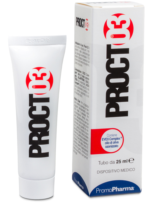 PROCTO3 CREMA PER TRATTAMENTO EMORROIDI 25 ML - Farmacia De Pasquale