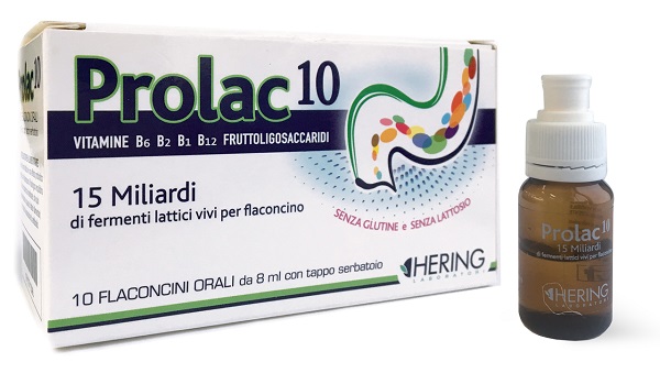 PROLAC10 FERMENTI LATTICI 15 MILIARDI 10 FLACONCINI 8 ML - Farmacia De Pasquale