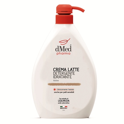 DMED PHARMA CREMA LATTE DETERGENTE SENZ'ACQUA 1 LITRO - Farmacia De Pasquale