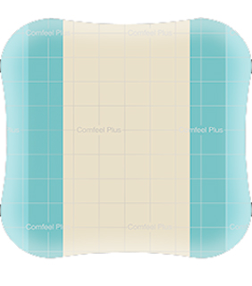 MEDICAZIONE SPECIALE ATTIVA CON IDROCOLLOIDE CON BORDI SMUSSATI COMFEEL PLUS 20X20 CM 5 PEZZI - Farmacia De Pasquale