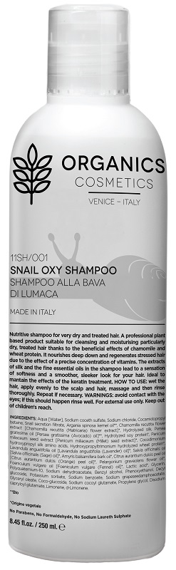 ORGANICS PHARM SNAIL OXY SHAMPOO 250 ML - Farmacia De Pasquale