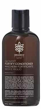 ORGANICS COSMETICS FORTIFY CONDITIONER NEEM OIL AND MILLET 250 ML - Farmacia De Pasquale