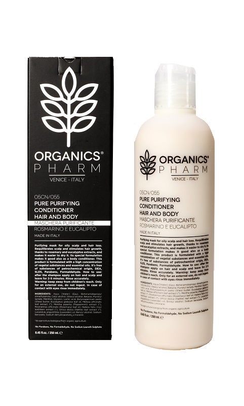 ORGANICS PHARM PURE PURIFYING CONDITIONER HAIR AND BODY 250 ML - Farmacia De Pasquale